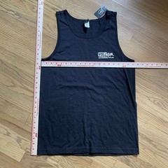 NWT Volcom Mag Tank Top Mens M Black Graphic Recommended For Life Skateboard Tee