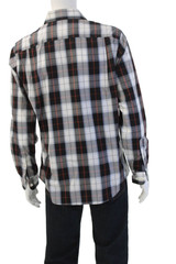 The Men’s Store at Bloomingdale’s Men Black Plaid Button-Up Long Sleeve Size M