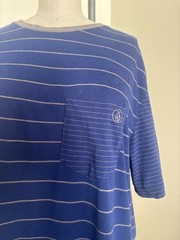 Vintage Y2K Volcom Striped Skate T Shirt Size Large