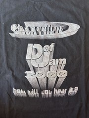Vintage Def Jam Records Chancellor Radio Station Promo Black 2000 Shirt Xxl