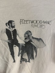 Fleetwood Mac. Shirt. “Rumours” LP Cover Image. Cream Color. M