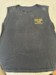 1998 VTG Boot Hill Saloon Bike Week Cut Off T Shirt Black
