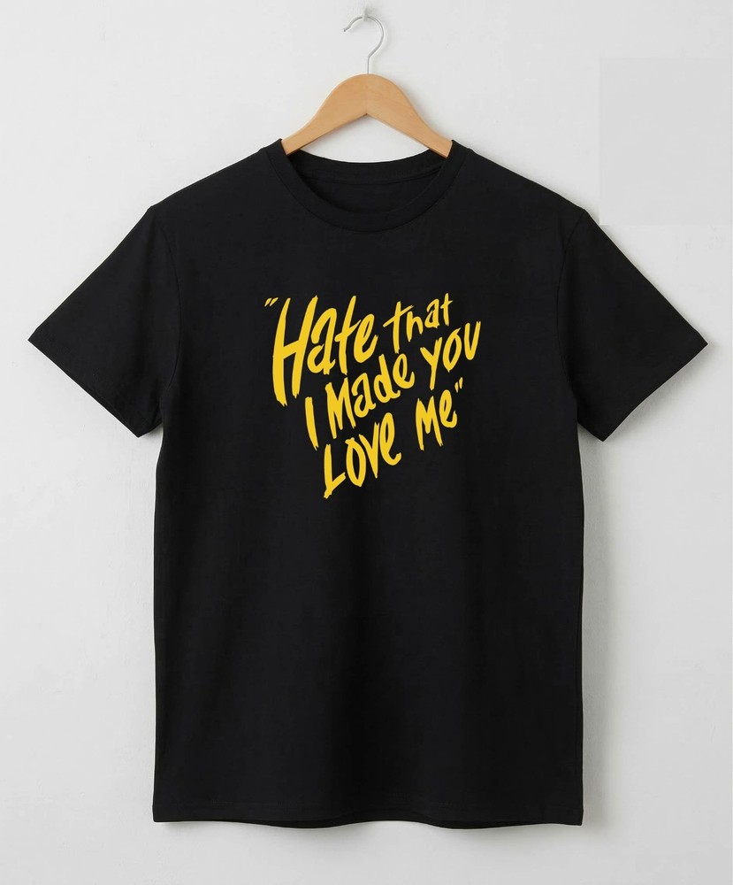Ariana Grande Inspired Tour T-Shirt “Hate That I Made You Love Me” Lyric Tee