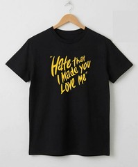 Ariana Grande Inspired Tour T-Shirt “Hate That I Made You Love Me” Lyric Tee