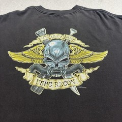 7.62 Design USMC Recon Project Shirt Mens XL Grunge Military Faded Ripped Read