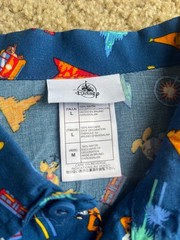 Disney California Adventure 20th Anniversary Camp Shirt Hawaiian Button Up Men’s