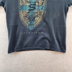 Skillet Shirt Mens Large Black Victorious Album Graphic Rock Band Tee Music