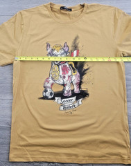 Peruvian Design Shirt Unisex Size M *** Pucara Bull Torito – Peruvian Cotton