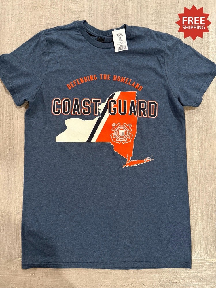 USCG U.S. Coast Guard DEFENDING THE HOMELAND “NEW YORK” T-Shirt – Size S / SMALL