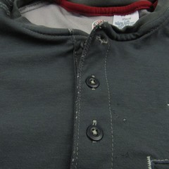 Bulwark Shirt Mens Large Gray Henley FR Fire Resistant IQ Westex Pocket Cat 2