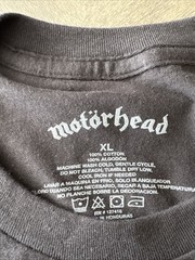 New MOTORHEAD ENGLAND Smoking Snaggletooth Black T-Shirt Size XL
