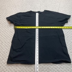 Sada T Shirt Mens Large Black Short Sleeve Cotton Basic Soft Solid Adult Top