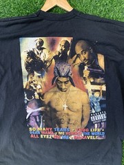 VTG Tupac * RARE* “In Memory Of 2PAC” 1996 Thug life memorial Rap Tee XL/2X