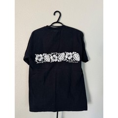 Alstyle Hawaii Surf Legends Hibiscus Monstera Floral T-Shirt Black Mens Medium