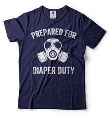 Funny Humor T-shirt Diaper Duty Tee Shirt Father’s Day Gift Shirt Dad Maternity