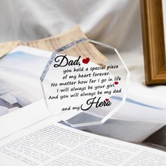 Dad Gifts for Dad from Daughter Son Stocking Stuffers for Men Acrylic Plaque …