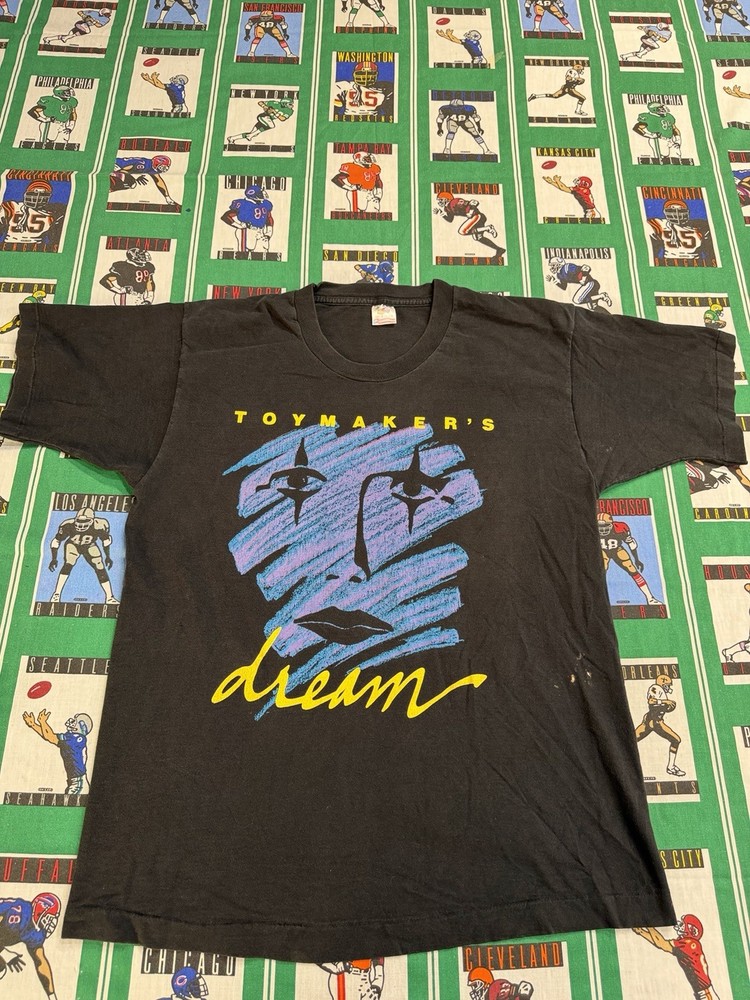 Fruit of the Loom 80s 90s Toymaker’s Dream Double-Sided Graphic Black Men’s L