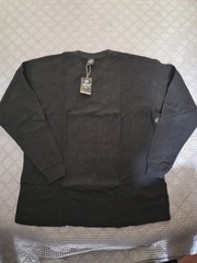NWT Men Long Sleeve Vneck Waffle Knit Heattrapping Ribbed Cuff Thermal Shirt 2XL