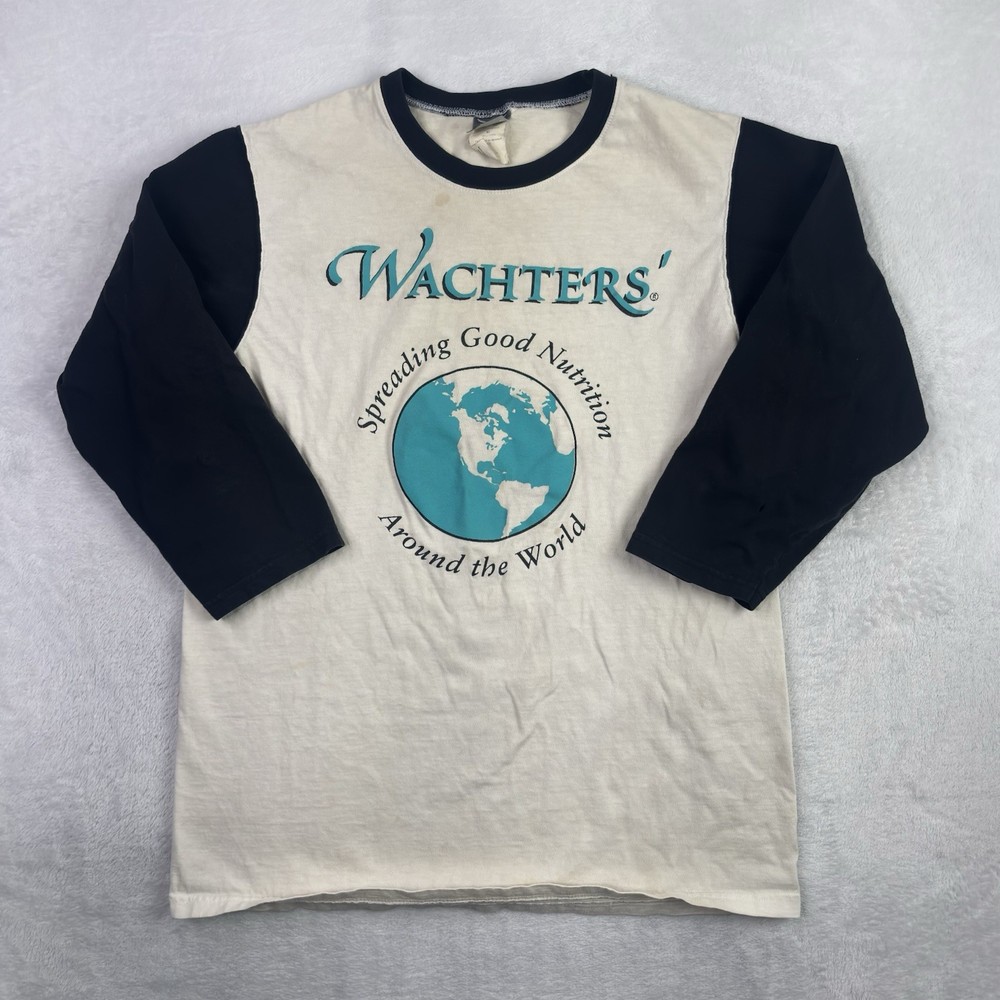 Wachters Spreading Good Nutrition 3/4 Sleeve Shirt Men’s Medium Distressed