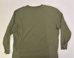 Set of (2) Goodthreads Long Sleeve Pocket T-Shirts in Men’s XXL Green and Gray