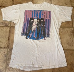 true vintage 80s MOTLEY CRUE theatre of pain ROCK TOUR T SHIRT soft ULTRA RARE