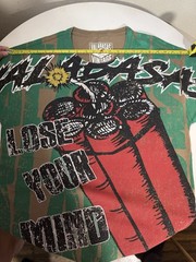 Valabasas Boom Vintage Khaki T-shirt Size Medium New with Tags
