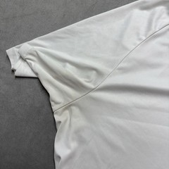 Nike Swim Dri Fit Size L White UPF 40+ Performance Shirt Short Sleeve Crew