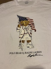 Classic Polo Ralph Lauren Polo Bear Preppy Outfit Graphic White T Shirt