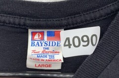 Bayside United States Marine Corps T-Shirt Mens Large L Black USMC Military USA