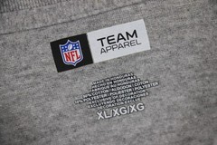 Team Apparel Men’s Size XL Denver Broncos Crewneck Long Sleeve Shirt Gray