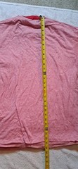 6 Vintage 80s 90s Russell Athletic Ringer Heather Red Tri Blend Large Blank