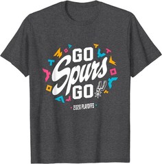 Go Spurs Go Basketball Season Game Day Basketball Fan T-Shirt
