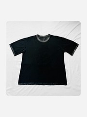Bacon Streetwear Grunge Acid Wash Casual Fashion Forward T-shirt Dark Gray L NWT