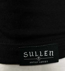Sullen Men’s T-shirt HR SPANKS NIGHTMARE Jet Black Tattoo Skull Premium Quality