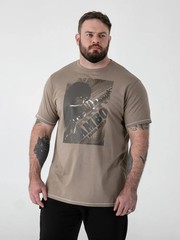 D555 Duke Big Mens Rambo Printed T-Shirt Licensed Product Stone 2XL-8XL (601916)