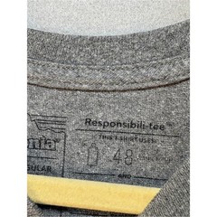 Patagonia Gray Long Sleeve Tee with Orange and Yellow Sunset Graphic