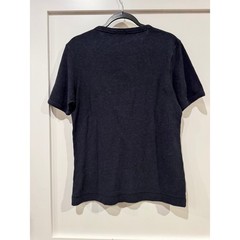 Hugo Boss Slim Fit Henley Shirt Mens Large Navy Blue Cotton Short Sleeve Knit