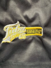 VTG 90’s Fubu League Men’s Sz XL Baseball Jersey Shirt Black Yellow Embroidered