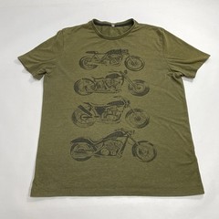 CLOCK HOUSE Mens Regular Fit Graphic T-Shirt XL Cotton Green
