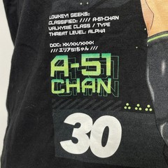LOWKEY! Geeks Issue NO. 30 Area-51 Chan: Valkyrie Black T-Shirt Men’s SMALL