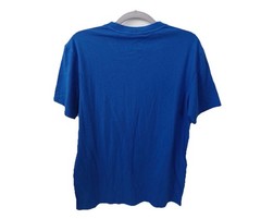 NEW VRST Essential Tee Blue Tide Pocket T Crew Neck SS Sz L