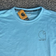 Carhartt Force Relaxed Fit Sun Defender Men’s size Medium – Blue