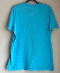 Y2K Hollister HCO Malibu Blue Tee Shirt Adult Size XL Distressed Standout Logo