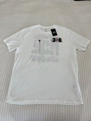 Under Armour Men’s Extra Large XL Vintage Type T-Shirt White Loose NWT