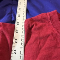 United States Marines Shirt Mens Large Maroon Short Sleeve Tee