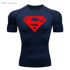 Mens Spider Superhero Compression T-shirts Short Sleeve Gym Tops Tee Tights