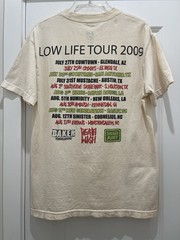 Vintage Skate Shirt 2009 Low Life Tour Deathwish Baker Skateboards Reynolds Auto