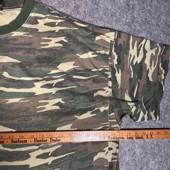 City Wear Camouflage T-Shirt Mens 3XL Green Big Tall Tiger Stripe Cotton Tee VTG