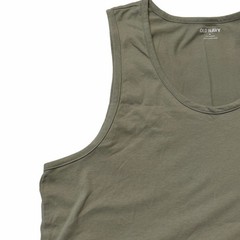 Men’s Tank Top Size Medium Scoop Neck Wide Strap Green NWT