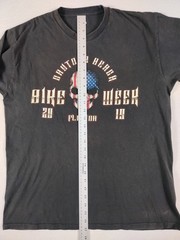 Suna Shirt Mens XL Black Daytona Beach Bike Week 2018 Skull Graphic Biker Moto